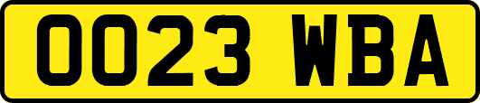 OO23WBA
