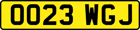 OO23WGJ