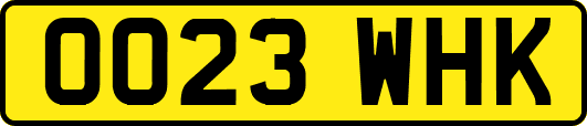 OO23WHK