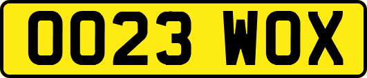 OO23WOX