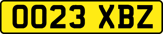 OO23XBZ