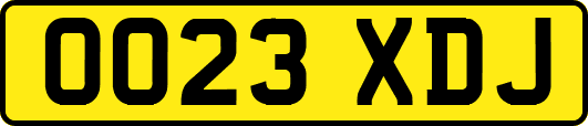 OO23XDJ