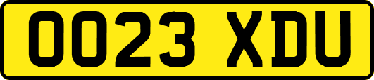 OO23XDU