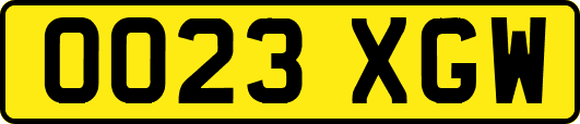 OO23XGW