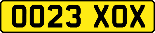 OO23XOX