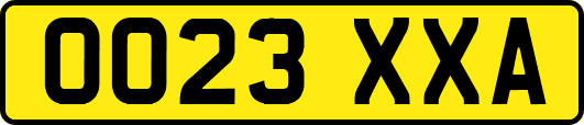 OO23XXA