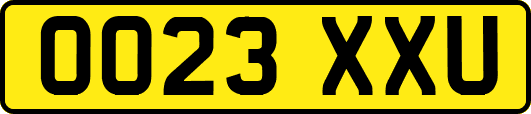 OO23XXU