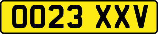 OO23XXV