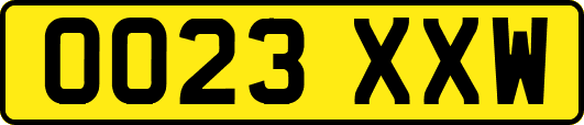 OO23XXW