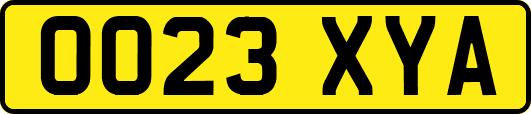 OO23XYA