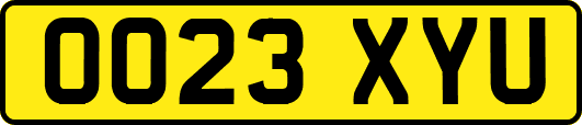 OO23XYU