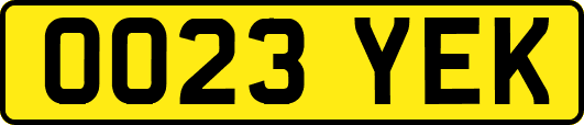 OO23YEK