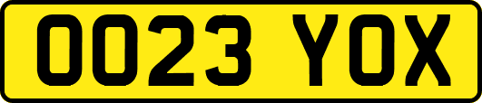 OO23YOX