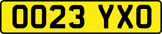 OO23YXO