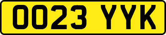 OO23YYK