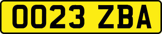 OO23ZBA