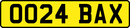 OO24BAX