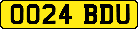 OO24BDU