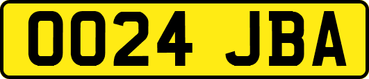 OO24JBA
