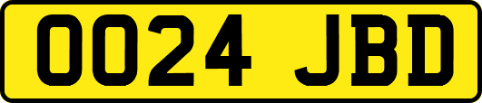 OO24JBD