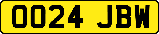OO24JBW