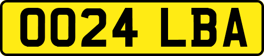 OO24LBA