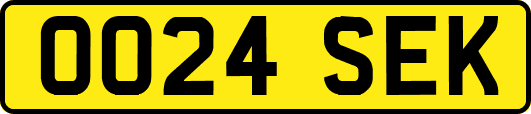 OO24SEK