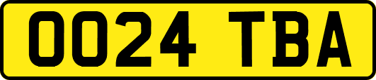 OO24TBA