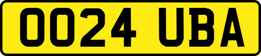 OO24UBA