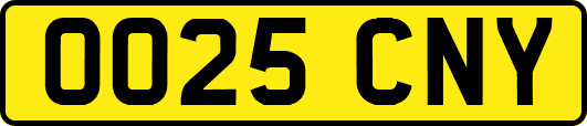 OO25CNY