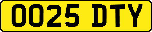 OO25DTY