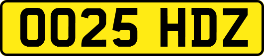 OO25HDZ