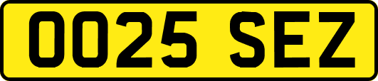 OO25SEZ
