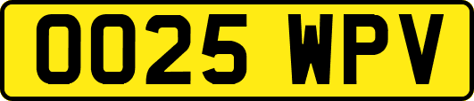 OO25WPV