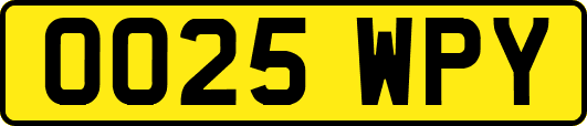 OO25WPY