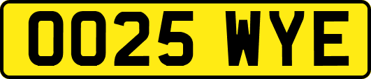 OO25WYE