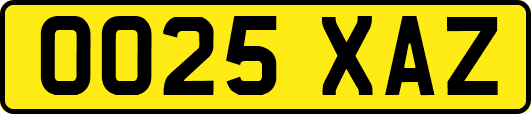 OO25XAZ