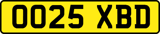 OO25XBD
