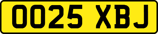 OO25XBJ