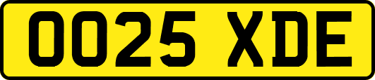 OO25XDE