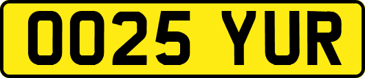 OO25YUR