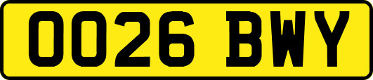 OO26BWY
