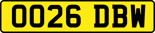 OO26DBW