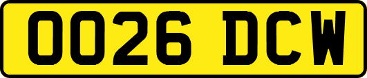 OO26DCW