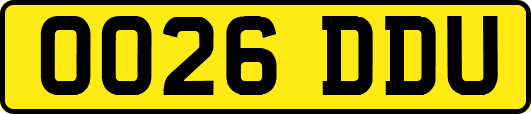 OO26DDU