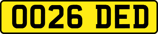 OO26DED