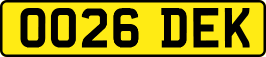 OO26DEK