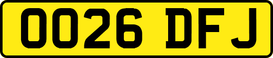 OO26DFJ