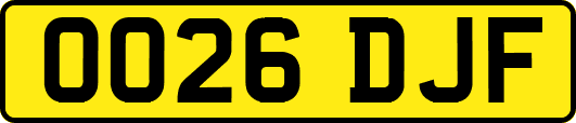 OO26DJF