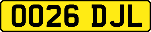 OO26DJL